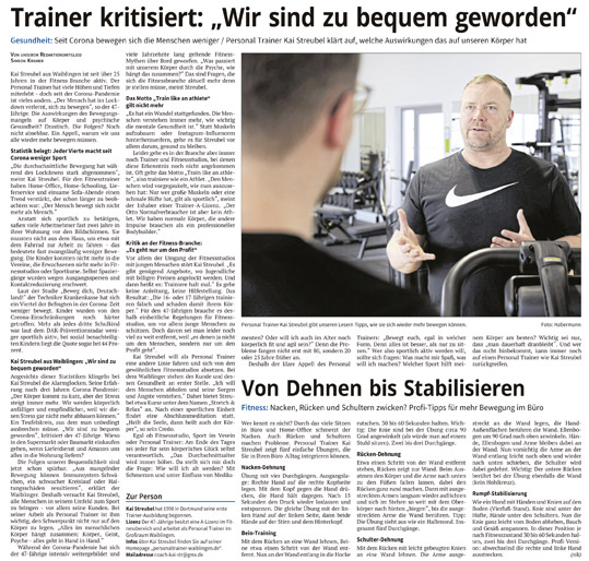 ihr Personaltrainer Kai Streubel für den Großraum Stuttgart, für Winnenden, Waiblingen und Rems-Murr